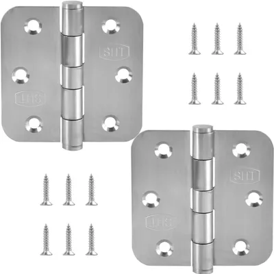 Immagine prodotto di Cerniera per porta, 75 x 75 mm, intrecciata, in acciaio inossidabile SUS 304, pieghevole, resistente agli agenti atmosferici, set da 2