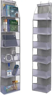 Obrázok produktu pre Závesný organizér s 6 priehradkami, rozmer 62 x 29,7 x 6 cm, vhodný do kúpeľne a spálne
