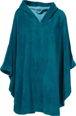 Produktbild von Erwin Müller Uni-Poncho kurz mit Kapuze petrol one size