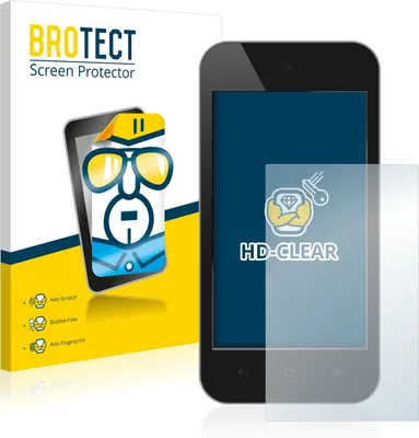 Produktbild von 2x Schutzfolie für Standardgrößen mit 10.9 cm (4.3 Zoll) Displays 96.5 x 55.3 mm BROTECT Displayschutz Display Schutz Folie Klar Transparent