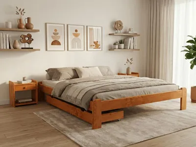 Produktbild von ADA-Bett 140 x 200 cm, Erlenholzmatratze: Sommera-Matratze 18 cm, Lattenrost: Mit Lattenrost