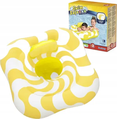 Productafbeelding van Bestway® Swim Safe ABC™Zwemstoeltje, niveau A, met zachte bekleding, geschikt voor kinderen van 1-2 jaar