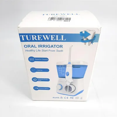 Produktbild von TUREWELL Dental Jet Zahnpflegegerät Hydropulsor 8 Multifunktionsdüsen 10 Einstellungen Mundhygiene