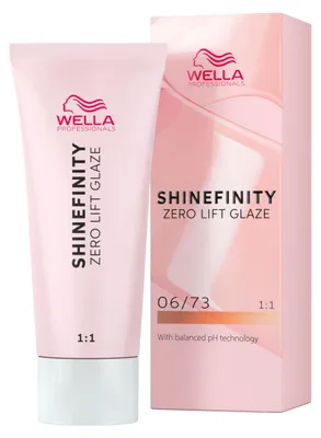 Produktbild von Wella Haartönung Wella Professionals ShineFinity Zero Lift Glaze 06/73 Caramel Chocolate