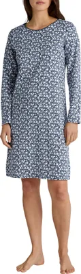 Produktbild von CALIDA Favourites Langarm-Nachthemd Damen Peacoat Blue 36-38