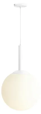 Zdjęcie produktu dla Żyrandol Bosso biały 3xE27x15W szkło wym:200x40x40cm IP20 Aldex