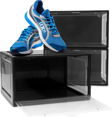 Produktbild von Lex21 Schuh Box 3 Stück Schwarz Stapelbar MS-18234