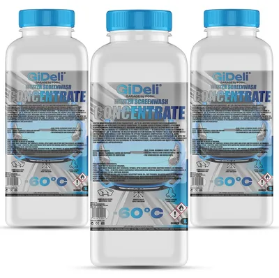Immagine prodotto di Antigelo concentrato per parabrezza -60 °C 3 L Detergente per liquido lavavetri invernale per auto GiDeli