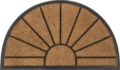 Produktbild von SIENA GARDEN Gummifußmatte Sonne halbrund 75 x 45 x 2 cm