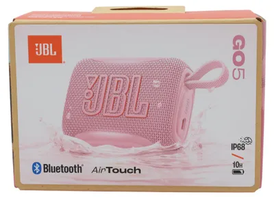 Produktbild von JBL Go 5, Ultraportabler Bluetooth‑Lautsprecher, Wasserdicht, Rosa