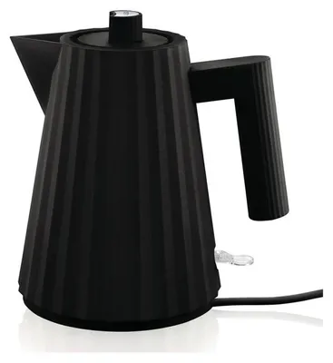 Obrázok produktu pre Elektrická rýchlovarná kanvica Alessi Plisse Black, 1 l