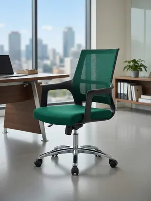 Immagine prodotto di Sedia da ufficio ergonomica con altezza regolabile e braccioli