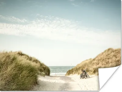 Produktbild von MuchoWow® Poster Strand - Düne - Himmel 160x120 cm - Foto Plakat
