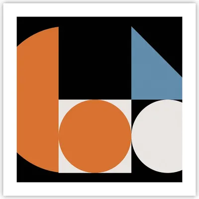 Produktbild von Poster - Poster ohne Rahmen - Stück Geometrisch Räder - 50x50 cm - Wand Bild - Wanddeko - Wandbilder - Kunstposter - Wandposter - Bilder - Kunstdruck - Wanddekoration - Wandbild - P2XAC50x50-4879