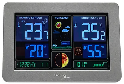 Produktbild von technoline WS6469 Wetterstation | Wochentagsanzeige | Raumkomfortanzeige | Mondphasenanzeige