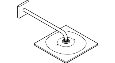 Immagine prodotto di Soffione GROHE 310 x 310 mm antracite 26564AL0