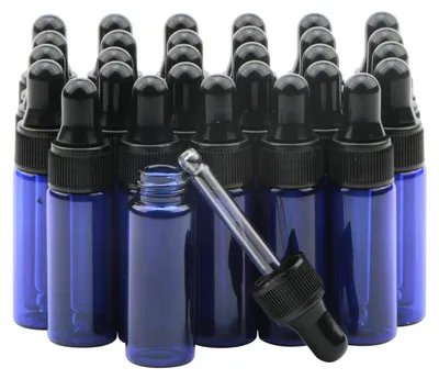 Image de Omgoods - 30 flacons en verre de 5 ml avec pipette