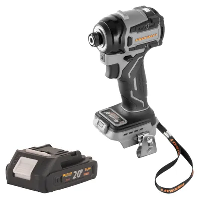 Zdjęcie produktu dla Akumulatorowy klucz udarowy Procraft ID20Abb 20 V 180 Nm 1/4" + 1x akumulator 2,0 Ah - bez ładowarki