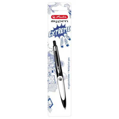 Produktbild von Herlitz my.pen, Clip, Clip-on-Einziehkugelschreiber, Nachfüllbar, Schwarz, 1 Stück(e)