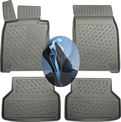 Produktbild von Z508979 TPE-Gummifußmatten kompatibel mit  BMW 5er d xDrive 4WD Allradantrieb E61 Touring Kombi 5-türer 2008-2010