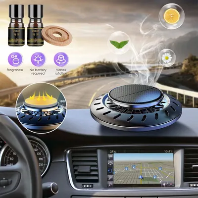 Produktbild von Solar Automatischer Lufterfrischer Diffusor Defuser Luft mit 2 Aromatherapieöl