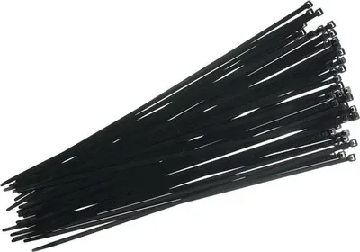 Produktbild von Haupa 262638 Kabelbinder UV-beständig 610x8,8 mm Nylon schwarz 50 Stück