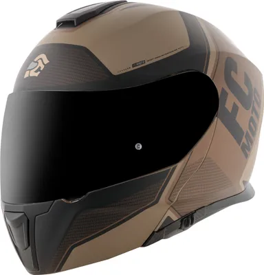 Produktbild von FC-Moto Novo Circuit Klapphelm, braun/schwarz, XS (53/54)