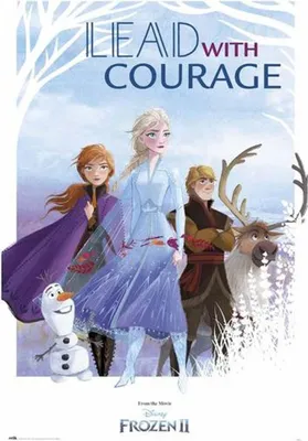 Produktbild von Frozen 2 - Poster - Lead with Courage