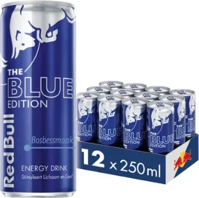 Image de Canette énergétique Red Bull Blue Edition - 12x 25cl
