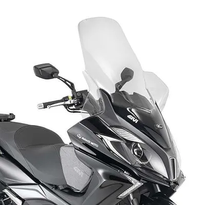 Image de Givi Pare-brise D6107STG, transparent, 750x635 mm pour Kymco Downtown ABS 125i-350i (15>22) avec ABE