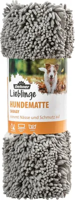 Produktbild von Dehner Lieblinge Hundematte Snuggy, ca. 89 x 66 cm, Polyester, grau