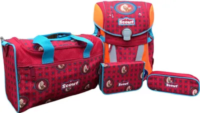 Produktbild von Scout Sunny Mandala Schulrucksack Set 4 Tlg.