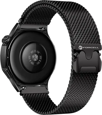 Obrázek produktu pro FORCELL F-DESIGN FS10 ocelový řemínek pro hodinky SAMSUNG Watch 20 mm černý