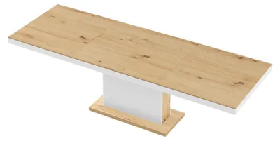 Produktbild von Design Esstisch Tisch HME-111 Hochglanz ausziehbar 160 bis 256 cm
