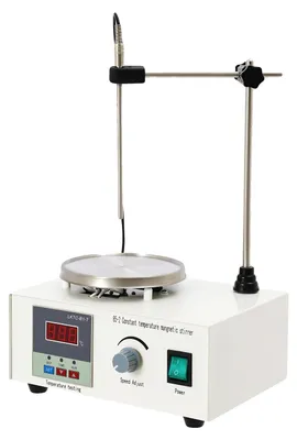 Immagine prodotto di Agitatore magnetico, regolazione della temperatura regolabile, elevata stabilità, bianco