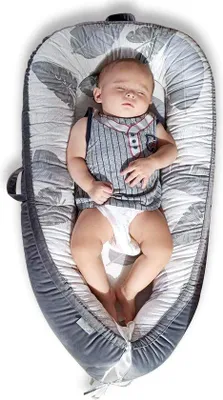 Productafbeelding van Famanu Babynestje, ademend, 100% katoen - wit