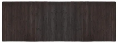 Productafbeelding van Donkerbruin Bamboetapijt 70 x 200 cm