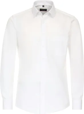 Produktbild von REDMOND Herren Businesshemd Langarm Kent Modern-Fit Twill Weiß S