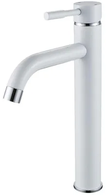 Immagine prodotto di Miscelatore monocomando per lavabo, bianco, in ottone, per bagno