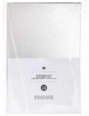 Produktbild von Moosgummiplatten Metallic Set Gold Und Silber