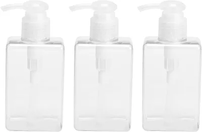 Productafbeelding van 3 Stuks Lege Kunststof Pompflessen 150 ml