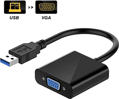 Produktbild von USB-zu-VGA-Adapter für Video-Grafikkarten