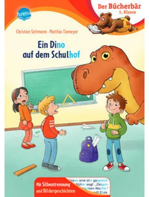 Image de Ein Dino auf dem Schulhof