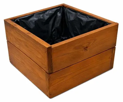 Image de Elzusha - Jardinière en bois pour jardin et terrasse, traitée contre les intempéries