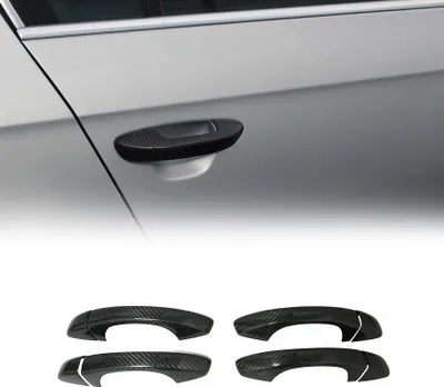 Produktbild von Türgriff Blende Türgriffkappe für Seat Leon 2012-2019 Schrägheck Kombi Carbon 8x