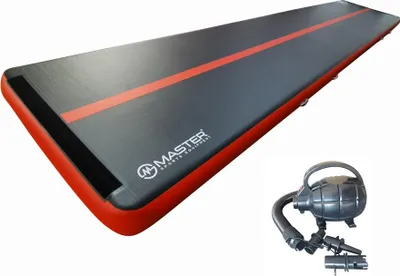 Image de Tapis gonflable Airtrack MASTER 800 x 150 x 20 cm - noir - rouge