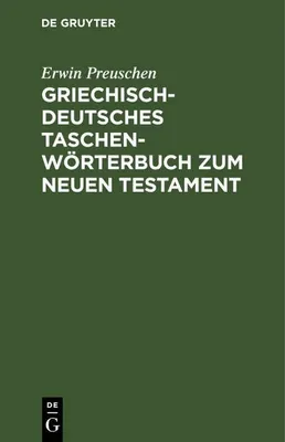Produktbild von Griechisch-deutsches Taschenwörterbuch zum Neuen Testament