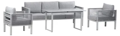 Produktbild von Sessel-Sofa Dining Lounge-Set Cuba | 3-Personen-Sofa | Sand