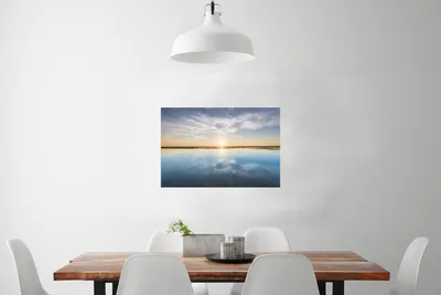 Produktbild von MuchoWow® Poster Meer - Wolken - Sonne 60x40 cm - Schlafzimmerdekoration