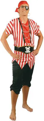 Productafbeelding van Overzee Piraten, Volwassenenmodel, Maat M (48-50), Maat: L